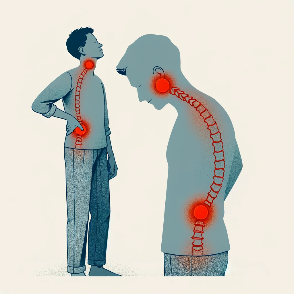pain areas due to poor posture